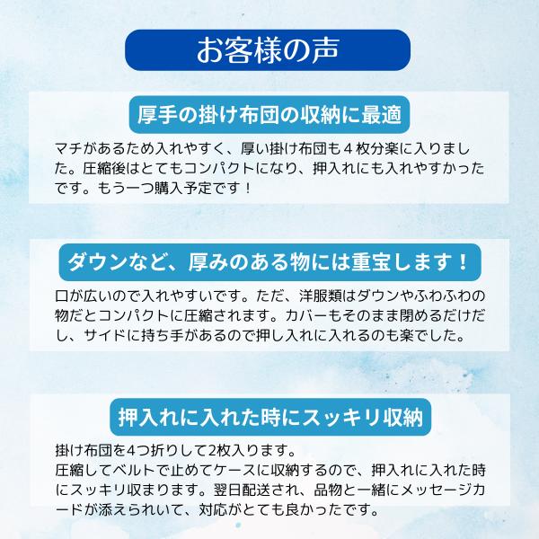 圧縮ボックス クローゼット収納例