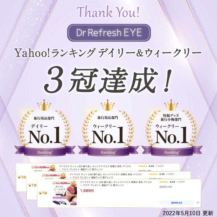 ホットアイマスク 目元を温める
